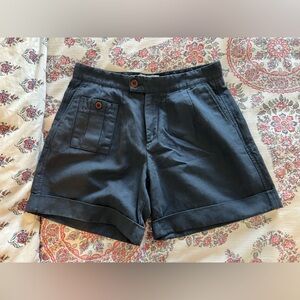 Guideboat Italian Made Cotton/Linen Shorts Size 28 runs small